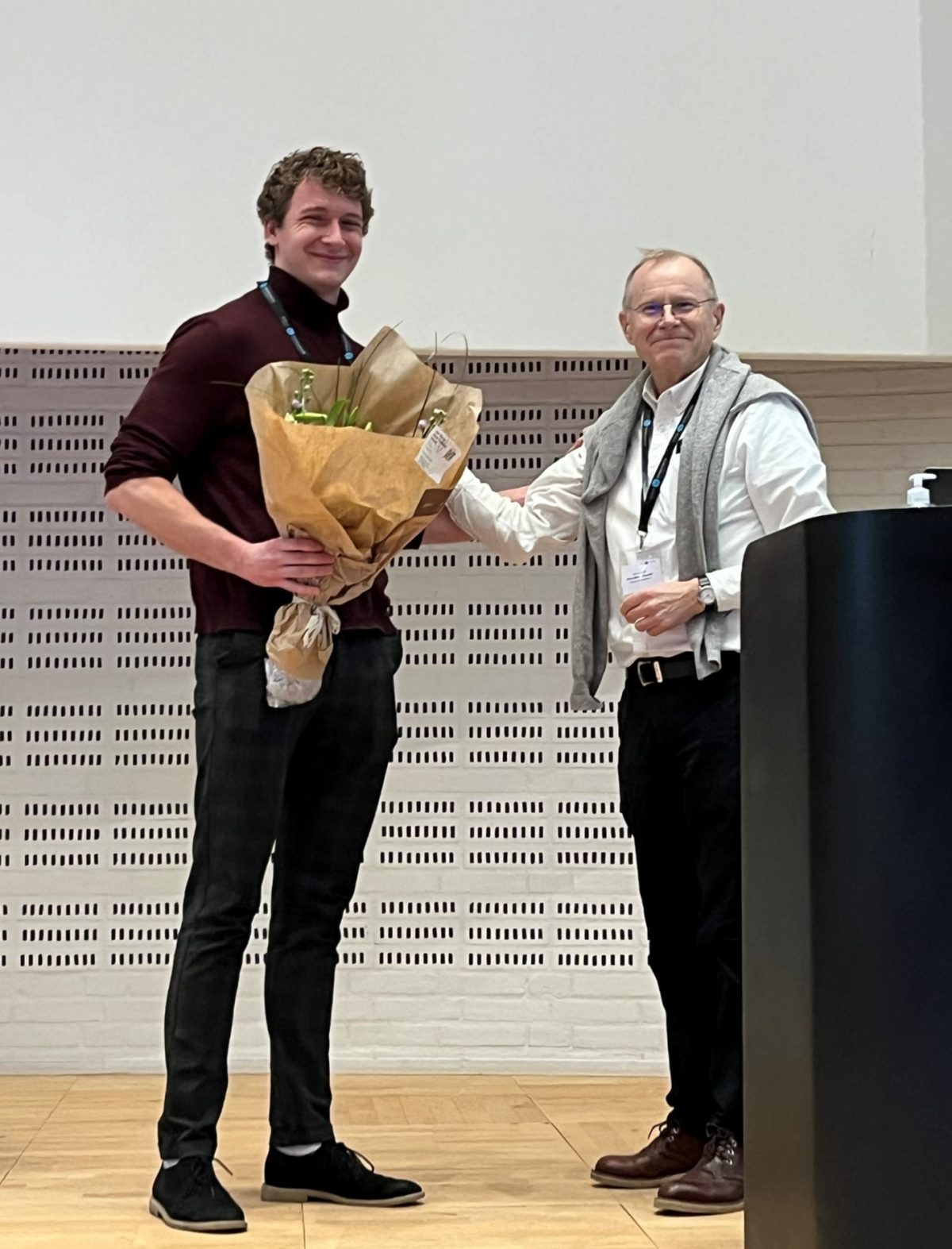 Nikolaj Kjær Høier wins awards for assignment and presentation